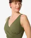 Bild 4 von Damen-Badeanzug Fiona, figurfreundliche Passform, Strukturgewebe grün