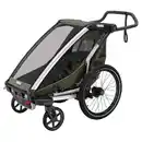 Bild 1 von CHARIOT LITE SINGLE VINTAGE GREEN - Fahrradanhänger