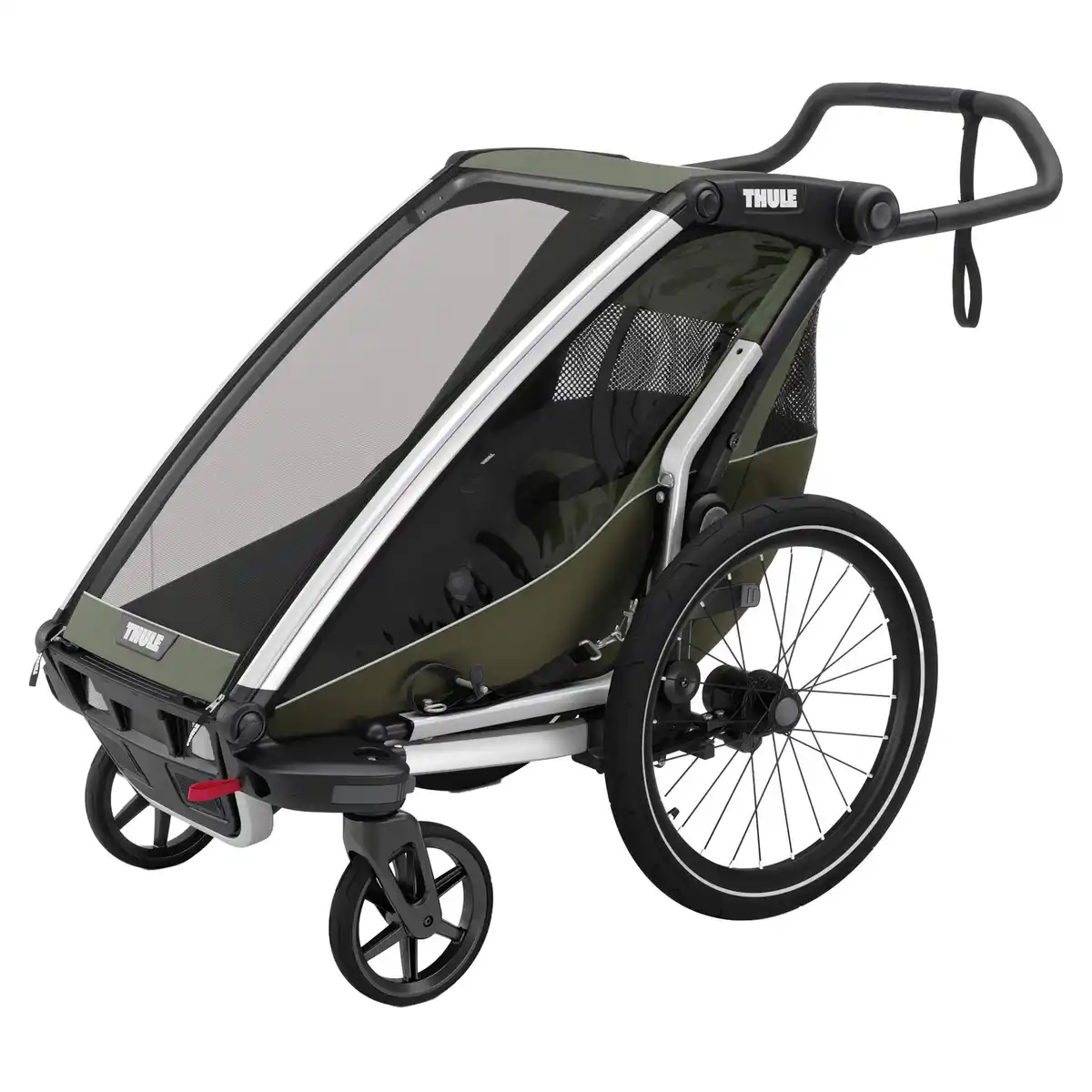 Bild 1 von CHARIOT LITE SINGLE VINTAGE GREEN - Fahrradanhänger