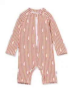 Miffy Baby-Badeanzug mit LSF 40+, gestreift braun