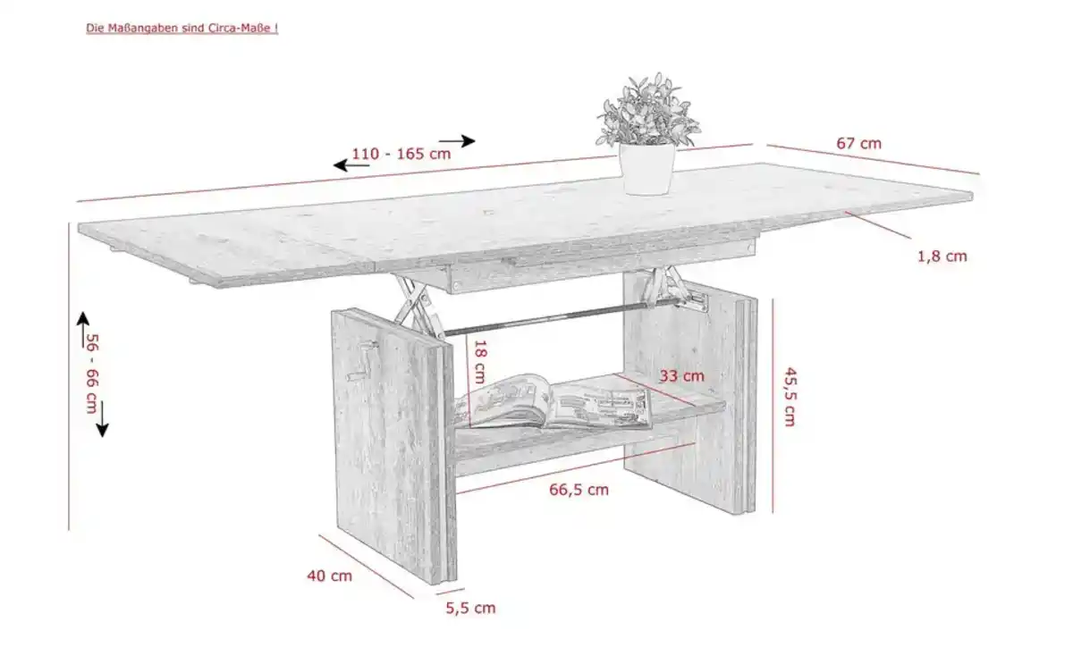 Bild 4 von Funktionscouchtisch Pantelleria