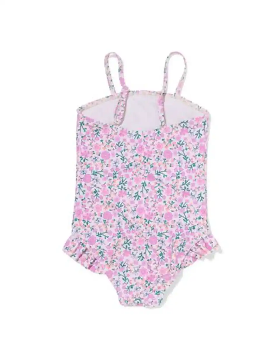 Bild 3 von Kinderbadeanzug mit Blumen lila