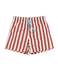Baby-Badehose, Streifen braun