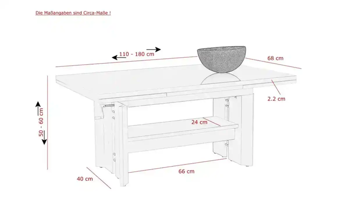 Bild 3 von Funktionscouchtisch Alicudi