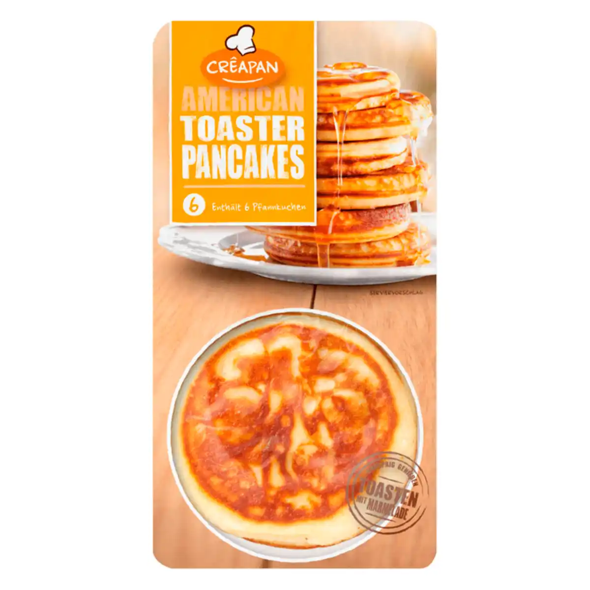 Bild 1 von Creapan American Toaster Pancakes 300g