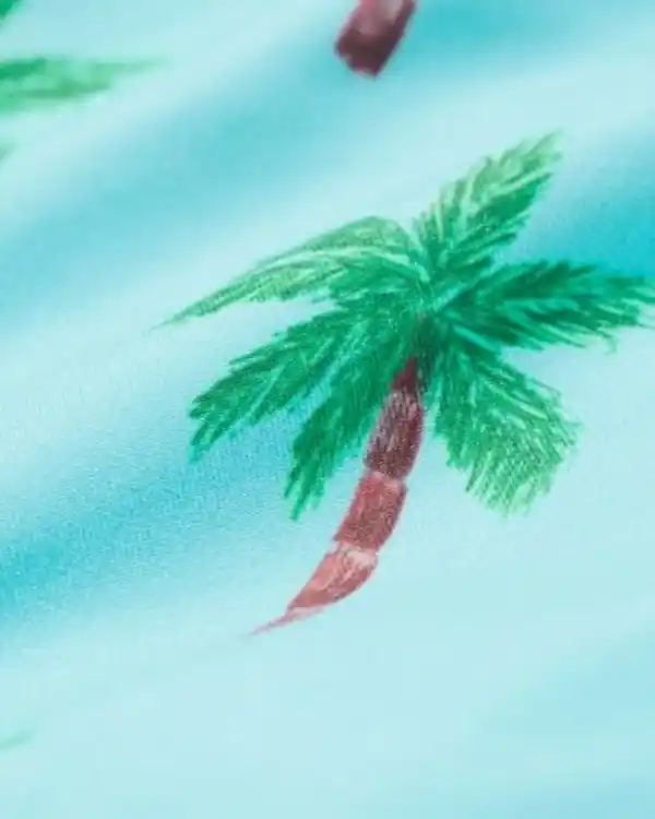 Bild 2 von Kinderbadehose mit Palmen aqua