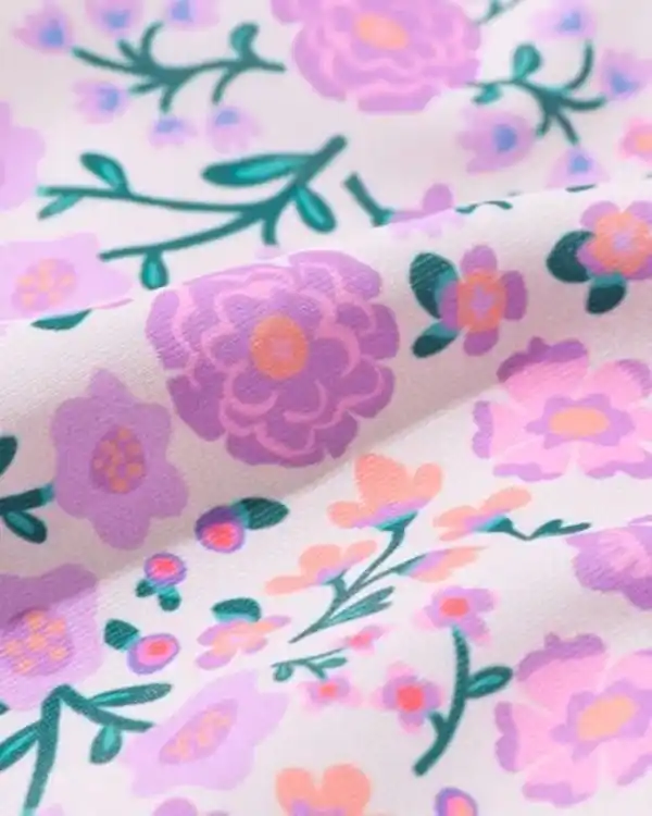 Bild 2 von Kinderbadeanzug mit Blumen lila