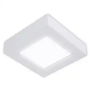 Näve Led-Deckenleuchte, Weiß, Metall, Kunststoff, 17x4x17 cm, Lampen & Leuchten, Innenbeleuchtung, Leuchten nach Räumen, Schlafzimmerlampen