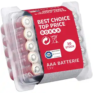 Boxxx Batterie, Rot, Weiß, 4.3 cm, Freizeit, Entertainment, Elektrozubehör