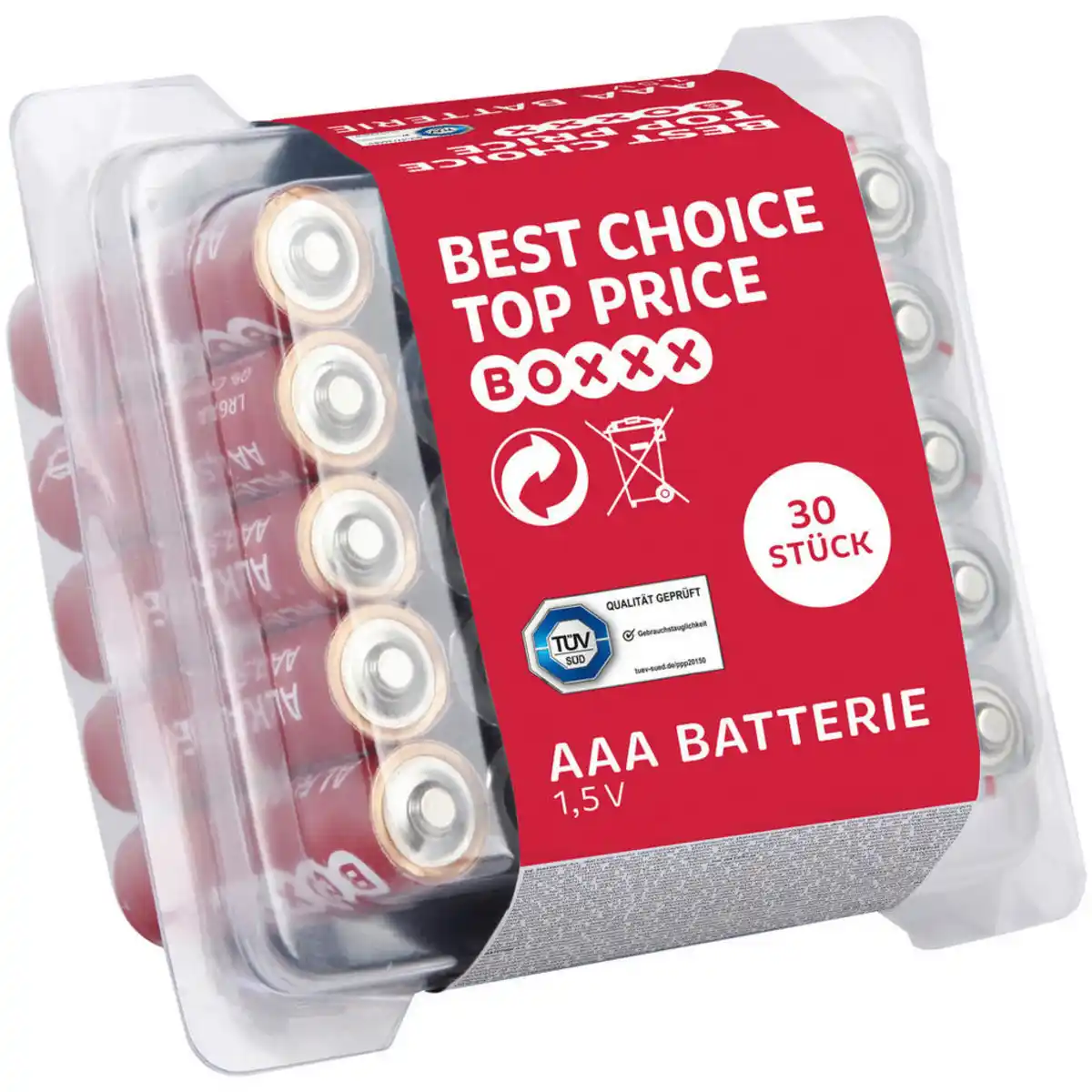 Bild 1 von Boxxx Batterie, Rot, Weiß, 4.3 cm, Freizeit, Entertainment, Elektrozubehör