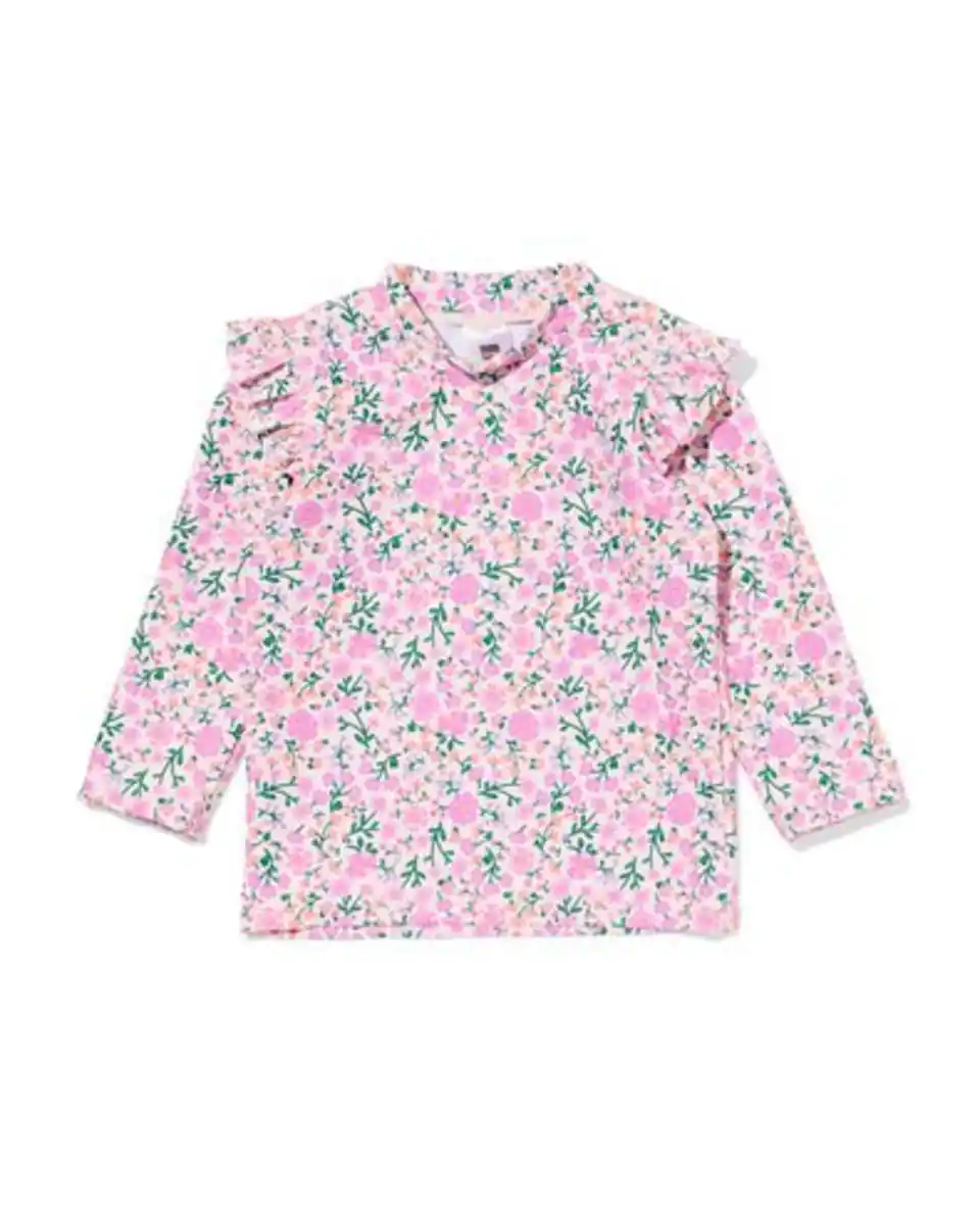 Bild 1 von Baby-Badeshirt mit LSF 40+, Blumen bunt