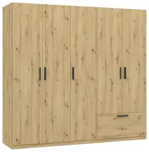 Drehtürenschrank Milos Eiche Artisan, Eiche Artisan