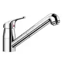 Bild 1 von Blanco Küchenarmatur, Chrom, Metall, 5.6x16x26.3 cm, flexible Anschlussschläuche, herausziehbare Spülbrause, schwenkbarer Auslauf, Küchen, Küchenausstattung, Küchenarmaturen