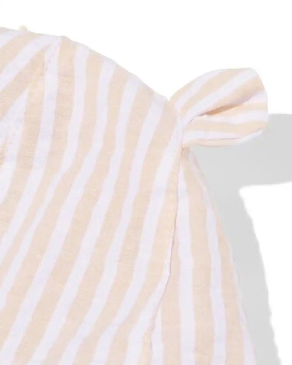 Bild 3 von Babymütze aus Seersucker mit Streifen beige