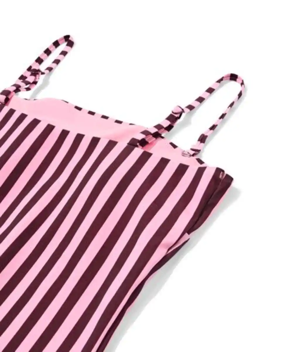 Bild 3 von Damen-Badeanzug Nina, gestreift rosa