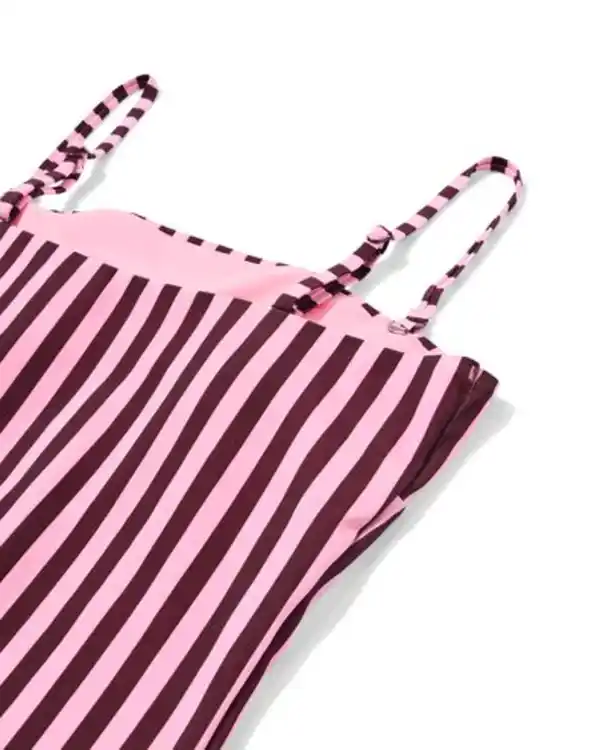 Bild 3 von Damen-Badeanzug Nina, gestreift rosa
