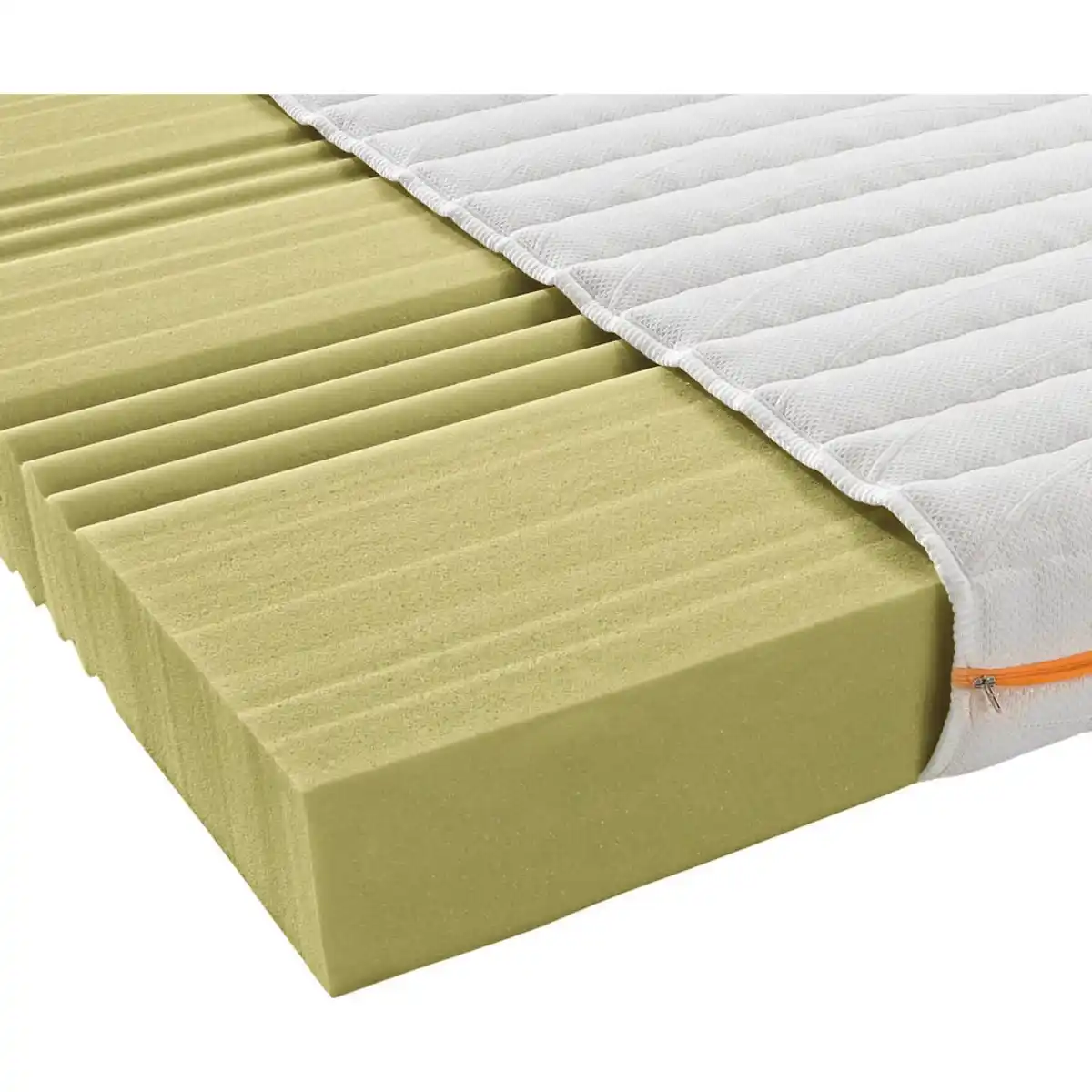 Bild 1 von Boxxx Kaltschaummatratze, Weiß, Textil, H3, 140x200 cm, Textiles Vertrauen - Oeko-Tex®, Made in Germany, Bezug abnehmbar/waschbar, wendbar, alternative Größen erhältlich, Schlafzimmer, Matratzen