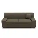 Bild 1 von Mid.you 3-Sitzer-Sofa, Graubraun, Textil, Wenge, Uni, 212x74x85 cm, Made in EU, FSC Mix, Rücken echt, Armteil links, rechts, Wohnzimmer, Sofas & Couches, Sofas, 3-Sitzer Sofas