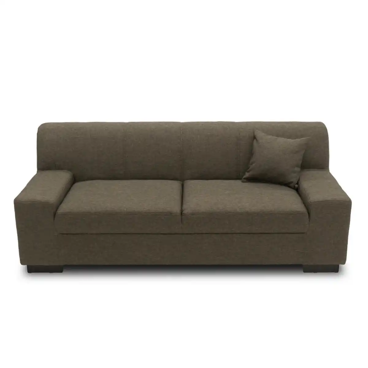 Bild 1 von Mid.you 3-Sitzer-Sofa, Graubraun, Textil, Wenge, Uni, 212x74x85 cm, Made in EU, FSC Mix, Rücken echt, Armteil links, rechts, Wohnzimmer, Sofas & Couches, Sofas, 3-Sitzer Sofas