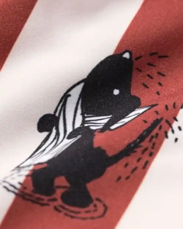 Bild 3 von Takkie Kinderbadehose mit Streifen braun