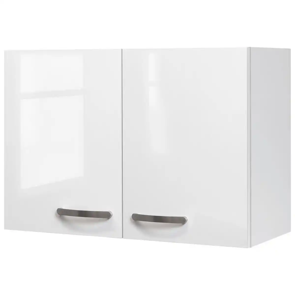 Bild 1 von FlexWell Küchenoberschrank, Weiß, Weiß Hochglanz, Metall, 1 Fächer, einzeln stellbar, 80x54.8x32 cm, Made in Germany, individuell planbar, Zusatzausstattung erhältlich, hängend, Küchen, Küche