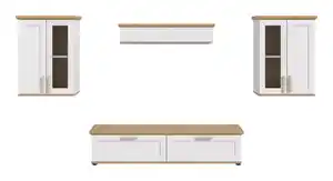 Wohnwand Verona Lärchefarben/ Eiche Artisan, Lärchefarben, Eiche Artisan