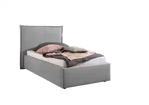 Polsterbett Stacey Grau ca. 100x200 cm, Grau