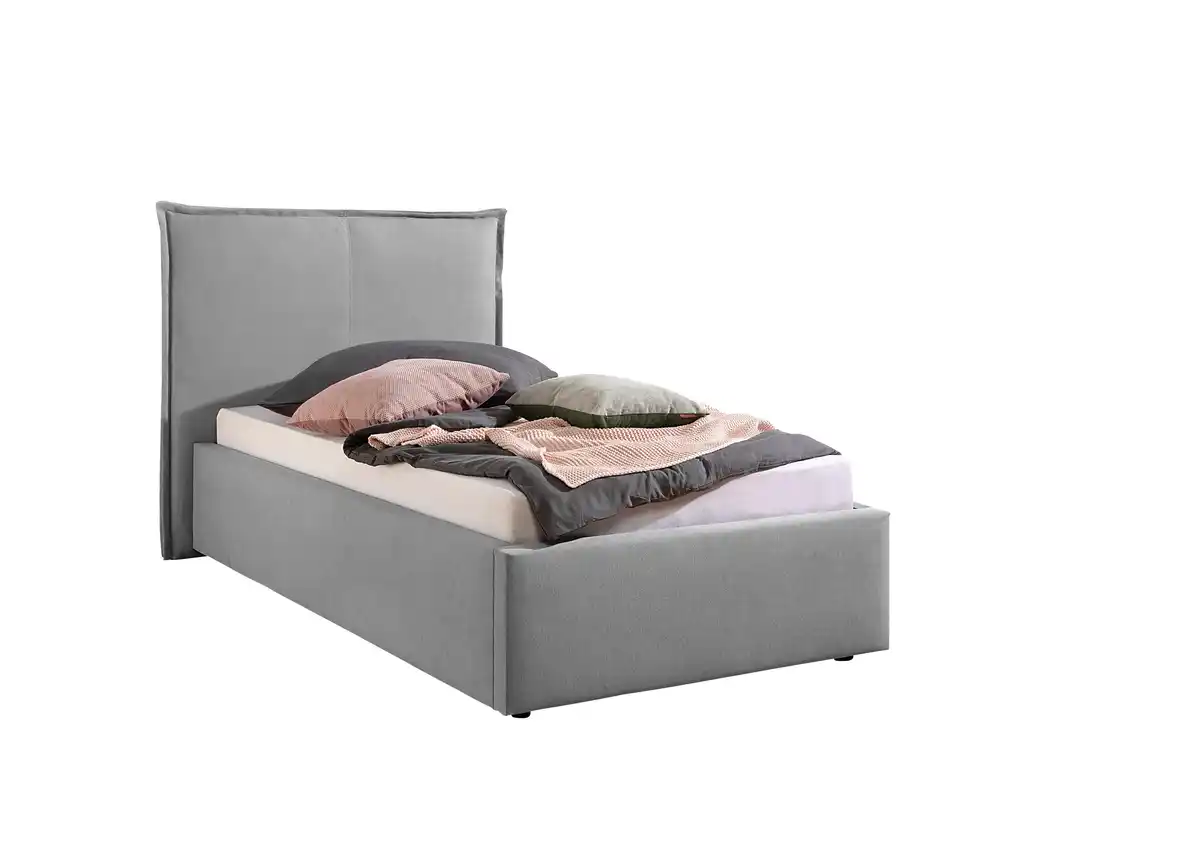 Bild 1 von Polsterbett Stacey Grau ca. 100x200 cm, Grau