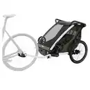 Bild 4 von CHARIOT LITE DOUBLE VINTAGE GREEN - Fahrradanhänger