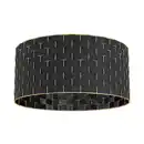Bild 1 von Eglo Deckenleuchte Marasales, Schwarz, Messing, Metall, Textil, rund,rund, 25 cm, Lampen & Leuchten, Innenbeleuchtung, Leuchten nach Räumen, Bürolampen