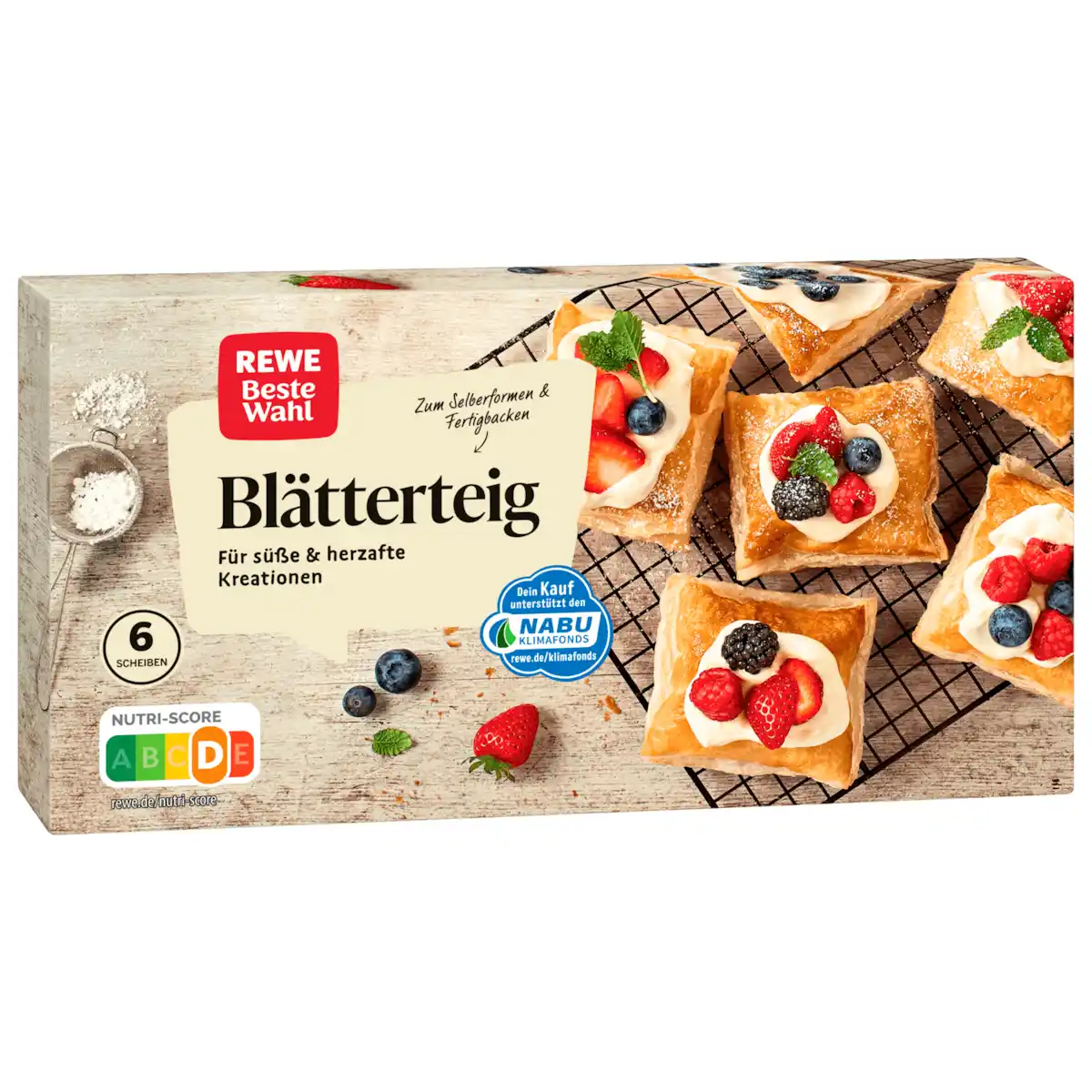 Bild 1 von REWE Beste Wahl Blätterteig 450g