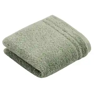 Vossen Gästetuch Vienna Style Supersoft, Hellgrün, Textil, Uni, 30x50 cm, Made in Austria, Oeko-Tex® Standard 100, saugfähig, Aufhängeschlaufe, angenehm weich, hochwertige Qualität, schadstoffg
