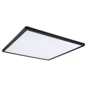 Paulmann Led-Paneel, Schwarz, Kunststoff, rechteckig,rechteckig, 42x42 cm, Lampen & Leuchten, Innenbeleuchtung, Leuchten nach Räumen, Flurlampen