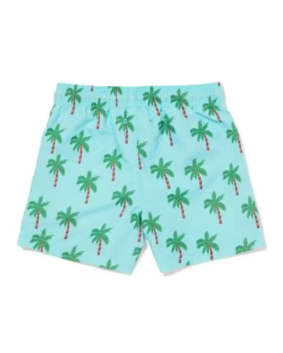 Bild 3 von Kinderbadehose mit Palmen aqua