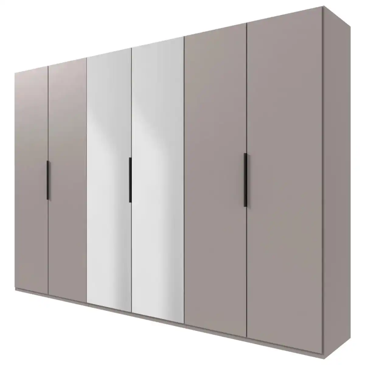 Bild 1 von Mid.you Drehtürenschrank Wimex Level 36A, Sahara, Metall, 6 Fächer, 300x236x58 cm, BQ - Bündnis für Qualität, Made in Germany, DIN EN ISO 9001, umfangreiches Zubehör erhältlich, in verschieden