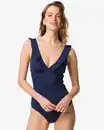 Bild 1 von Damen-Badeanzug Neva, figurfreundliche Passform, gerüscht dunkelblau