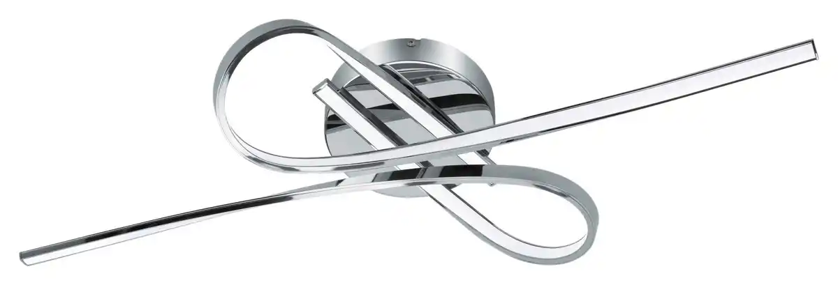 Bild 1 von LED-Deckenleuchte Selvina max. 10 Watt Deckenlampe, Weiß, Chromfarben