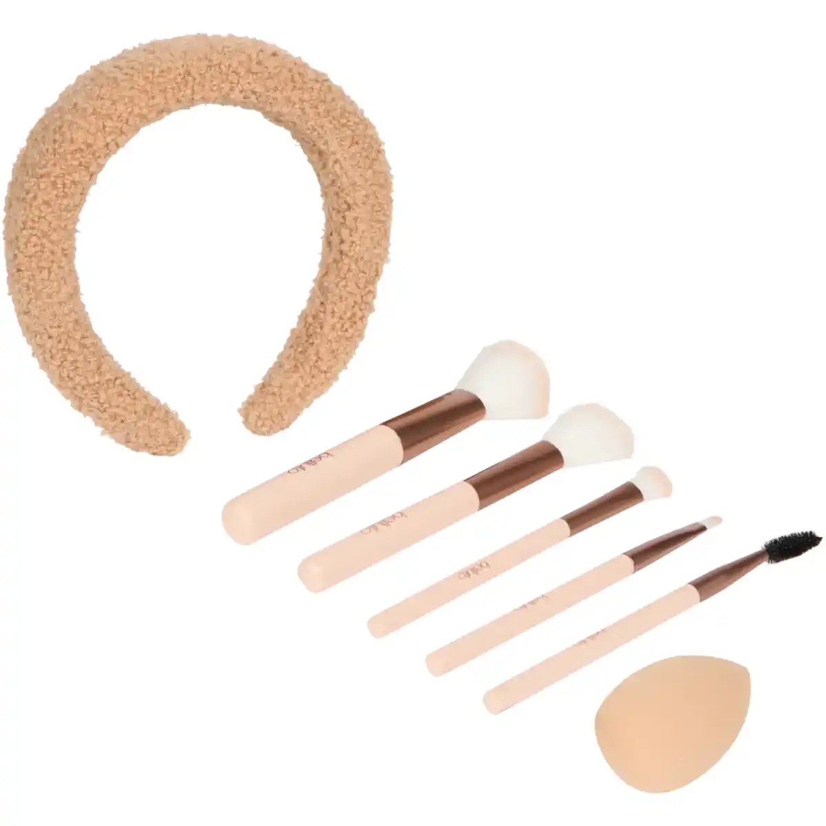 Bild 1 von Belluto Accessories Make-up-Pinselset mit Haarband & Make-up-Schwamm