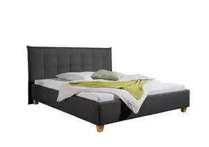 Polsterbett Tracy Anthrazit ca. 100x200 cm, Anthrazit