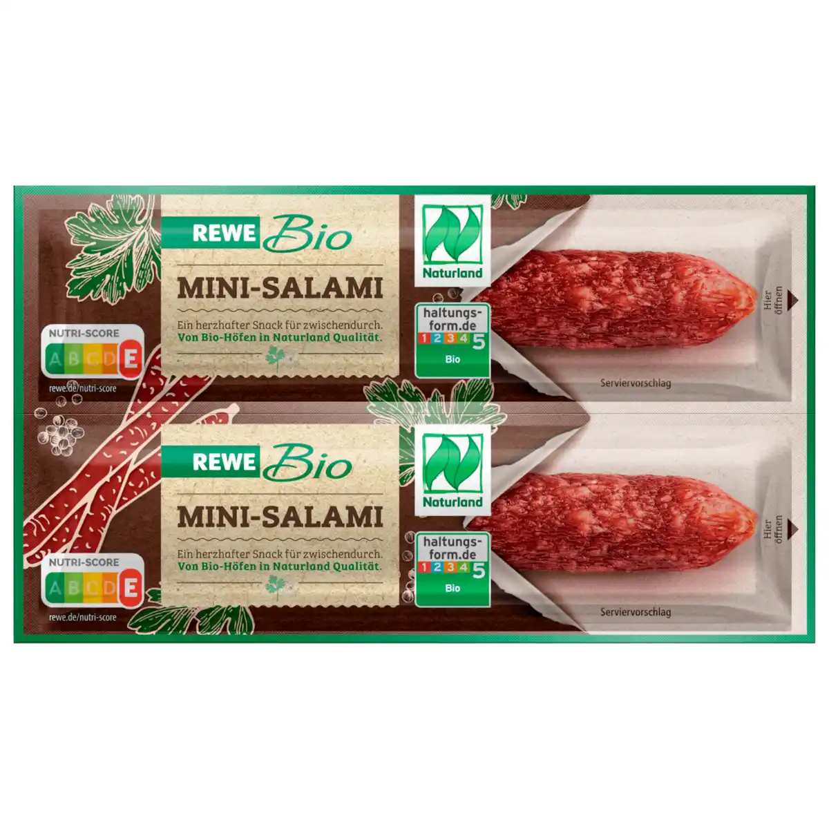 Bild 1 von REWE Bio Mini Salami 40g