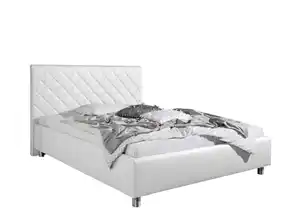 Polsterbett Baltimore Weiß ca. 140x200 cm, Weiß