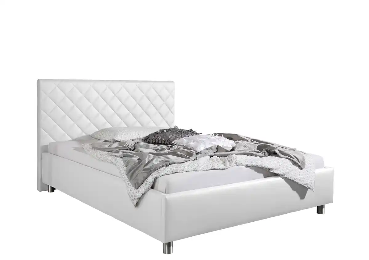 Bild 1 von Polsterbett Baltimore Weiß ca. 140x200 cm, Weiß