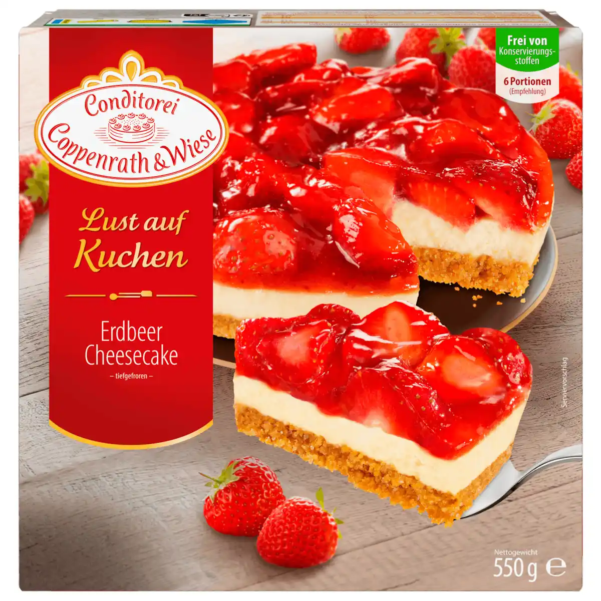 Bild 1 von Coppenrath & Wiese Erdbeer Cheesecake 550g