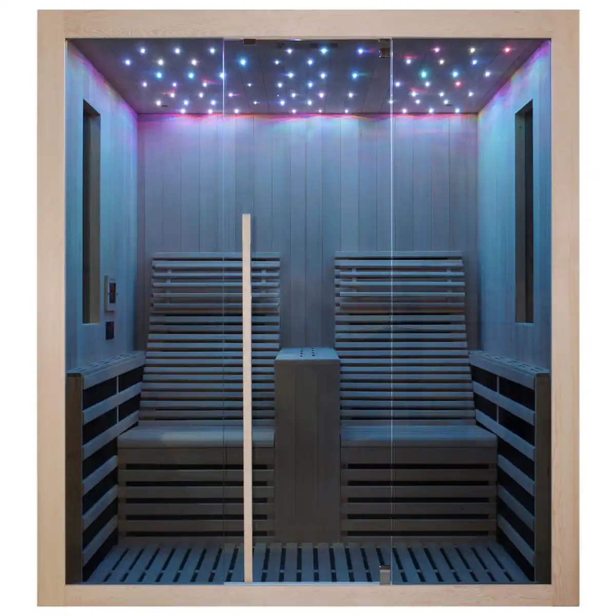 Bild 1 von Sanotechnik Infrarotkabine Carbon 2, Natur, 180x195x150 cm, Freizeit, Wellness, Infrarotkabinen