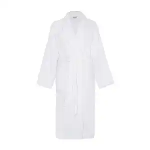 Moeve Bademantel Homewear, Weiß, Textil, Uni, Gr. XL, Oeko-Tex® Standard 100, Taschen, besonders flauschig, angenehm warm, hochwertige Qualität, atmungsaktiv, Badtextilien, Bademäntel, Bademänte