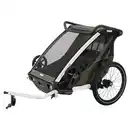 Bild 3 von CHARIOT LITE DOUBLE VINTAGE GREEN - Fahrradanhänger