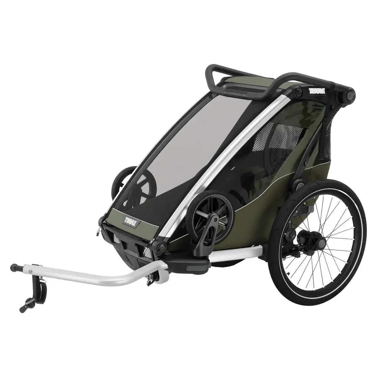 Bild 3 von CHARIOT LITE SINGLE VINTAGE GREEN - Fahrradanhänger