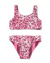 Bild 1 von Wendebikini für Kinder mit Leopardenstreifen rosa