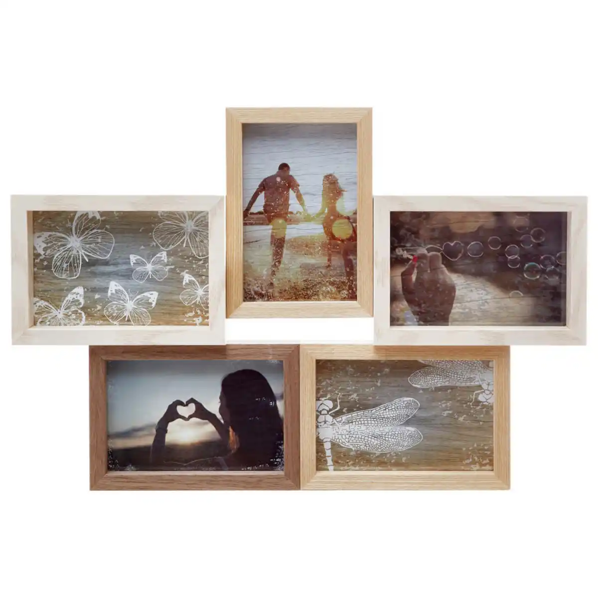 Bild 1 von Nielsen Collagen-Bilderrahmen, Mehrfarbig, Holzwerkstoff, 65.5x45 cm, FSC Mix, Bilder und Zubehör, Bilderrahmen, Bilderrahmen-Collagen