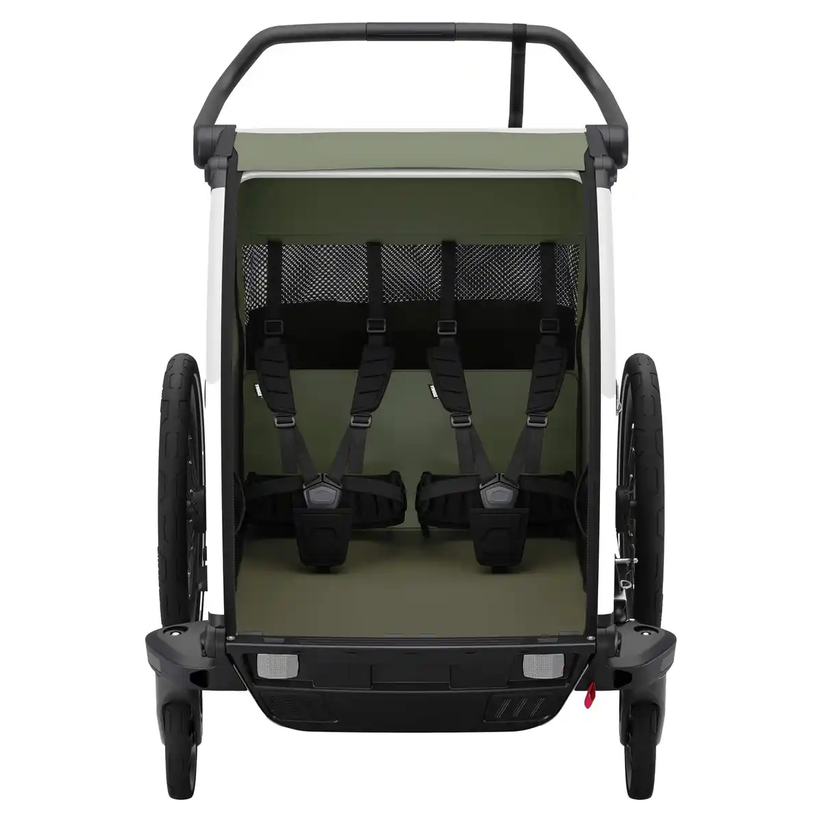 Bild 2 von CHARIOT LITE DOUBLE VINTAGE GREEN - Fahrradanhänger